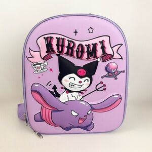 Kuromi Hello Kitty Small Zip Around Backpack New Without Tags